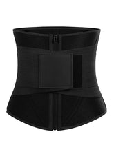 Neoprene Zipper Waist Trainer with 10 Steel Bones – Slimming Tummy Control Belt